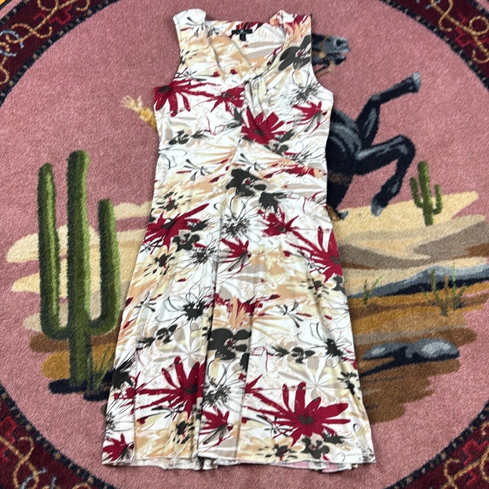 PATTERNED DRESS MIDI